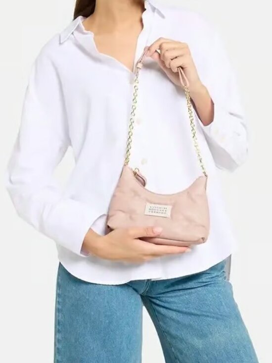 Maison Martin Margiela Handbags - Maison Margiela's Glam Slam Micro Hobo Pink